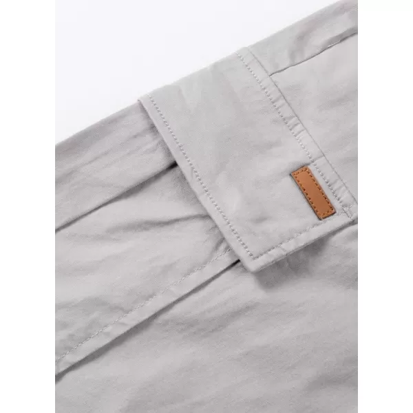 JMIERR Mens Casual Twill Cargo Shorts Cotton Drawstring Classic Cargo Stretch Short with 6 Pockets