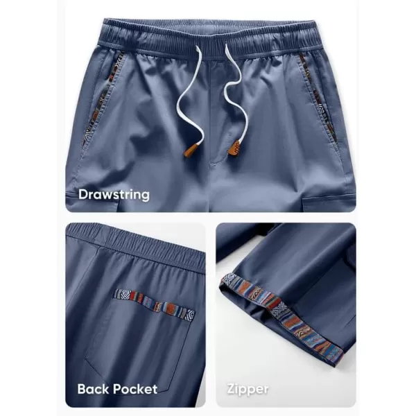 JMIERR Men's Casual Twill Cargo Shorts Cotton Drawstring Stretch Summer Short with Pockets
