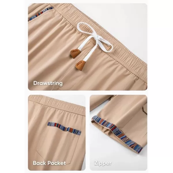 JMIERR Men's Casual Twill Cargo Shorts Cotton Drawstring Stretch Summer Short with Pockets