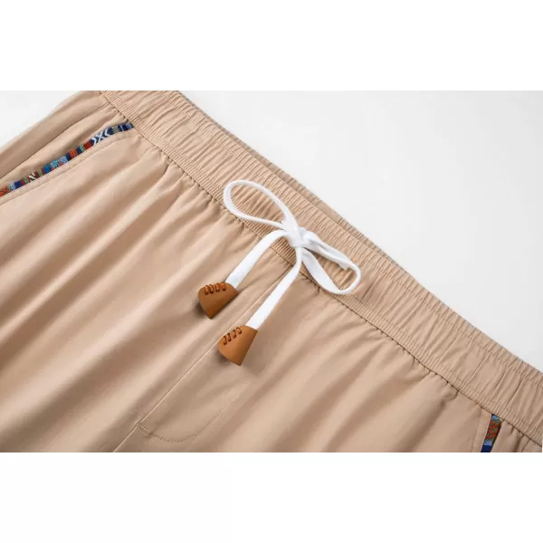 JMIERR Men's Casual Twill Cargo Shorts Cotton Drawstring Stretch Summer Short with Pockets