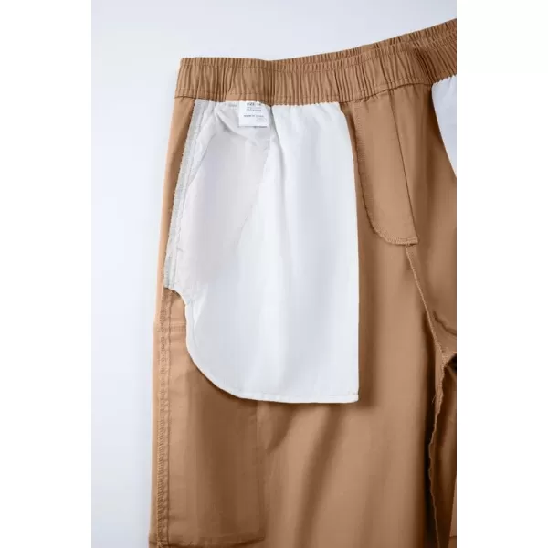 JMIERR Men's Casual Twill Cargo Shorts Cotton Drawstring Stretch Summer Short with Pockets