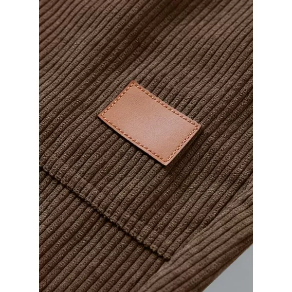 JMIERR Mens Corduroy Joggers Pants Casual Cargo Pants Drawstring Elastic Waist Baggy Tapered Sweatpants with Pockets