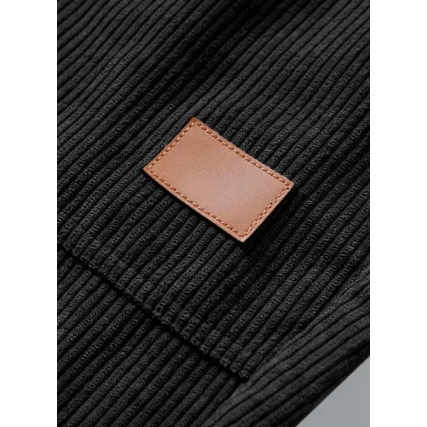 JMIERR Mens Corduroy Joggers Pants Casual Cargo Pants Drawstring Elastic Waist Baggy Tapered Sweatpants with Pockets