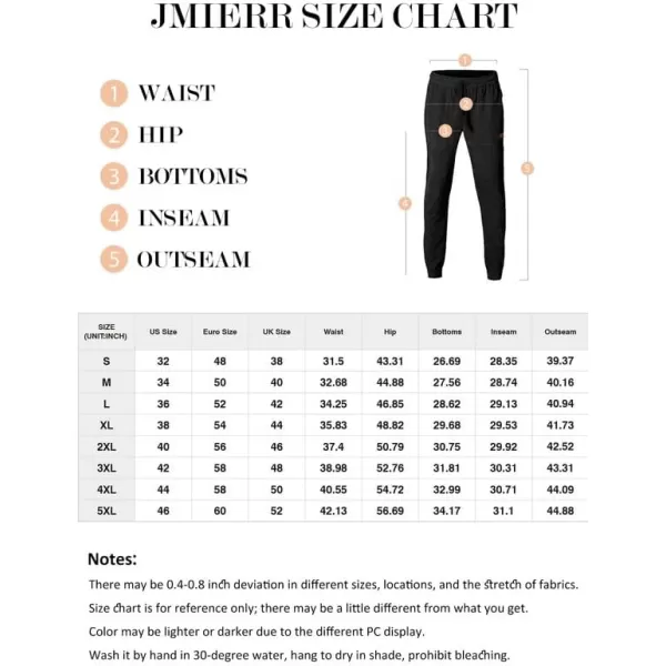 JMIERR Mens Corduroy Joggers Pants Casual Cargo Pants Drawstring Elastic Waist Baggy Tapered Sweatpants with Pockets