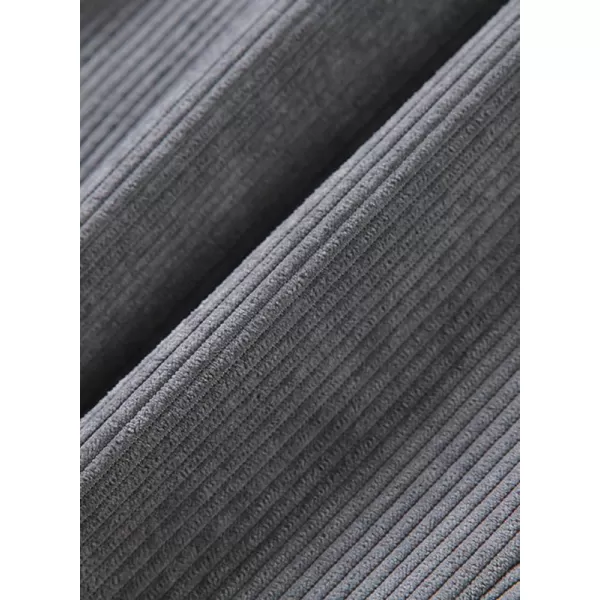 JMIERR Mens Corduroy Joggers Pants Casual Cargo Pants Drawstring Elastic Waist Baggy Tapered Sweatpants with Pockets