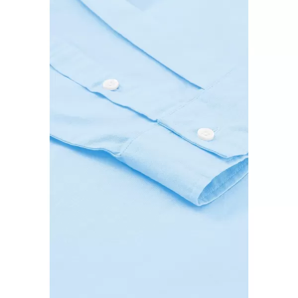 JMIERR Mens Cotton Linen Casual Stylish Button Down Shirt Long Sleeve Dress Shirts