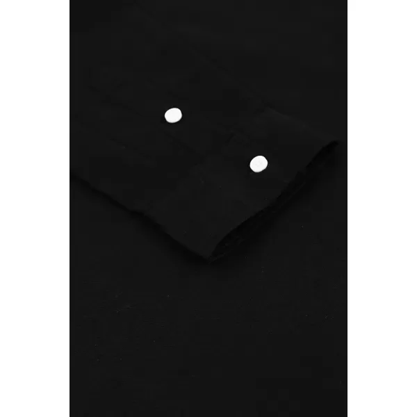 JMIERR Mens Cotton Linen Casual Stylish Button Down Shirt Long Sleeve Dress Shirts