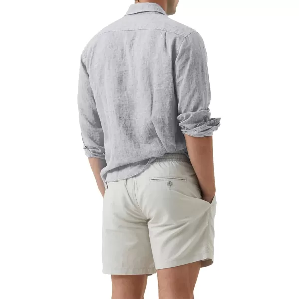 JMIERR Mens Cotton Linen Casual Stylish Button Down Shirt Long Sleeve Dress Shirts