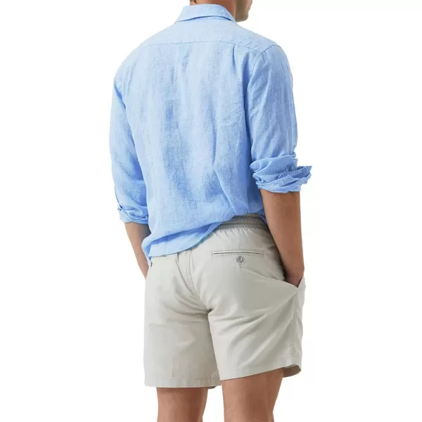 JMIERR Mens Cotton Linen Casual Stylish Button Down Shirt Long Sleeve Dress Shirts