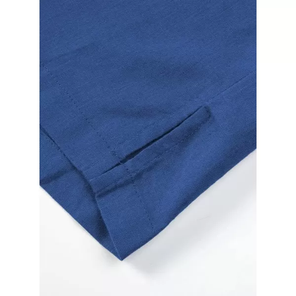 JMIERR Mens Cotton Linen Guayabera Shirts Casual Button Up Short Sleeve Summer Beach Shirt