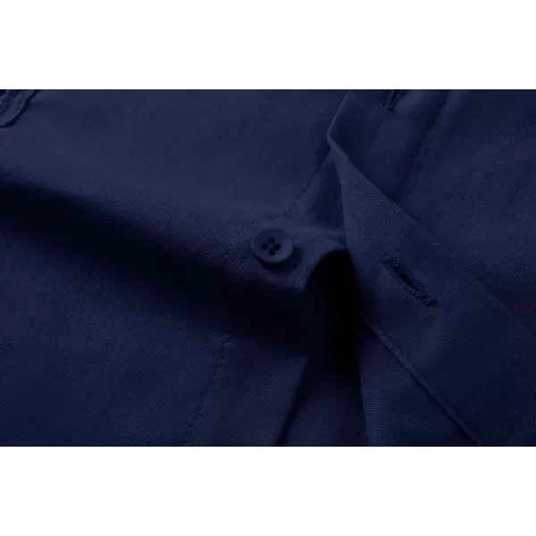 JMIERR Mens Cotton Linen Guayabera Shirts Casual Button Up Short Sleeve Summer Beach Shirt
