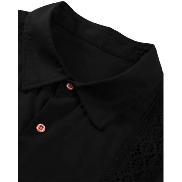 JMIERR Mens Cotton Linen Guayabera Shirts Casual Button Up Short Sleeve Summer Beach Shirt