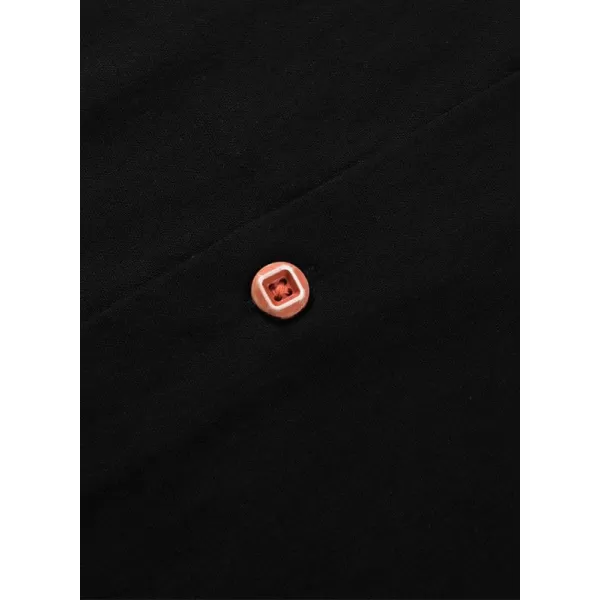 JMIERR Mens Cotton Linen Guayabera Shirts Casual Button Up Short Sleeve Summer Beach Shirt