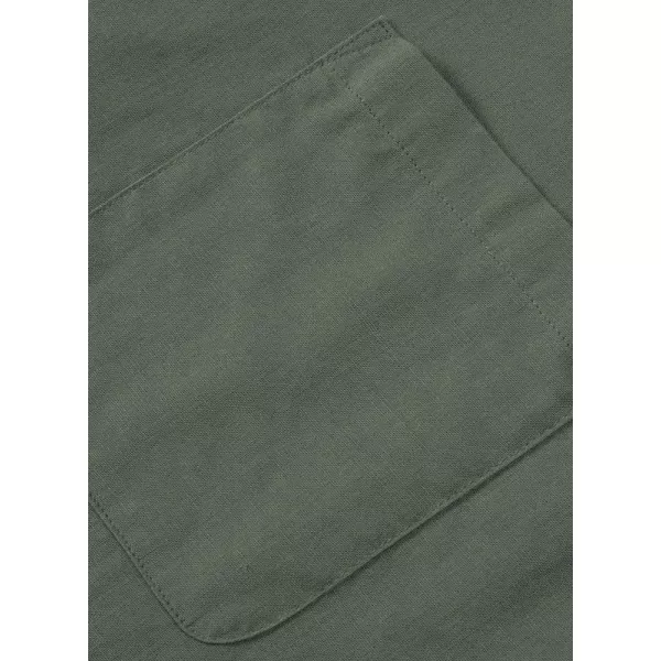 JMIERR Mens Cotton Linen Guayabera Shirts Casual Button Up Short Sleeve Summer Beach Shirt
