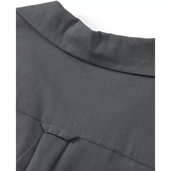 JMIERR Mens Cotton Linen Guayabera Shirts Casual Button Up Short Sleeve Summer Beach Shirt