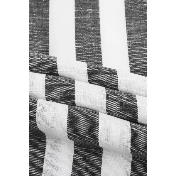 JMIERR Men's Cotton Shirts Casual Long Sleeve Button-Down Striped Dress Shirt