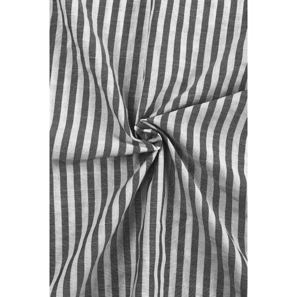 JMIERR Men's Cotton Shirts Casual Long Sleeve Button-Down Striped Dress Shirt