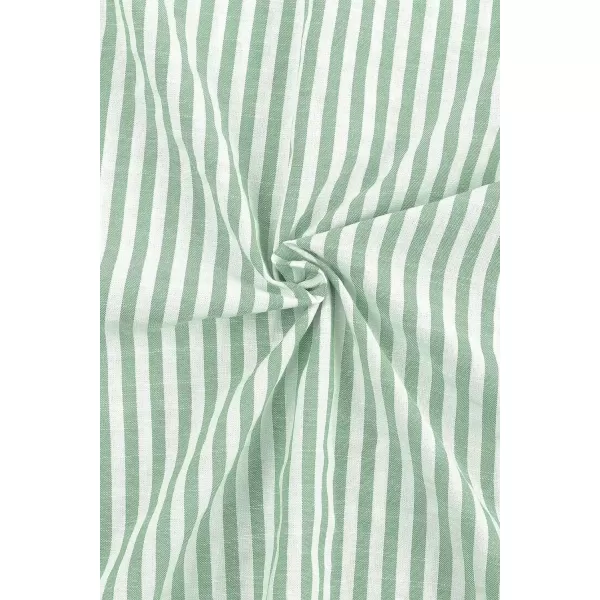 JMIERR Men's Cotton Shirts Casual Long Sleeve Button-Down Striped Dress Shirt