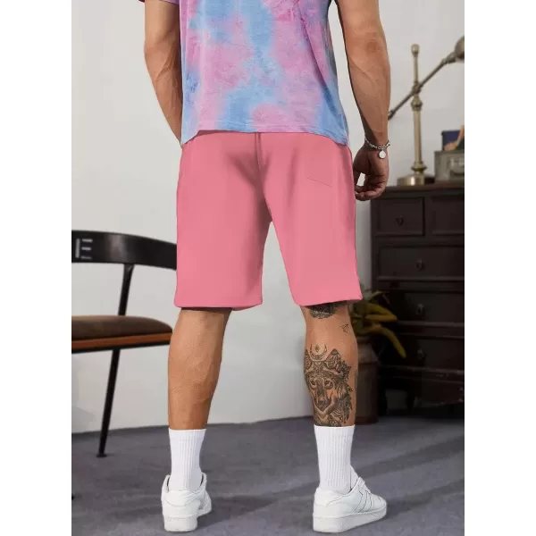 JMIERR Mens Cotton Sweat Shorts with 3 Pockets Workout Lounge Jogger Athletic Shorts 7 inch Inseam Running Shorts