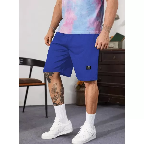 JMIERR Mens Cotton Sweat Shorts with 3 Pockets Workout Lounge Jogger Athletic Shorts 7 inch Inseam Running Shorts
