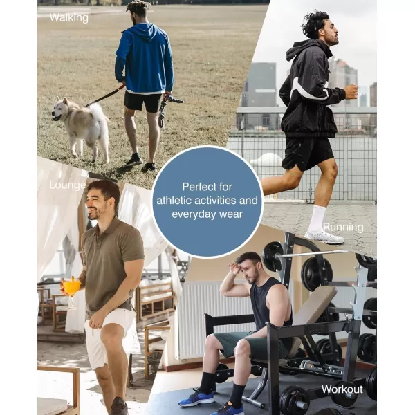 JMIERR Mens Cotton Sweat Shorts with 3 Pockets Workout Lounge Jogger Athletic Shorts 7 inch Inseam Running Shorts