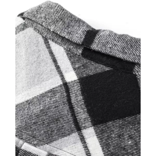 JMIERR Mens Flannel Shirts Shackets Casual Button Down Long Sleeve Plaid Shirt Lightweight Jackets with Pockets