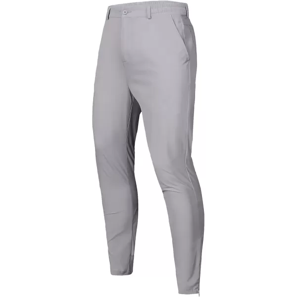 JMIERR Men's Golf Pants - Casual Stretch Slim Fit Joggers Pants Hiking Travel Work Flex Dress Pants