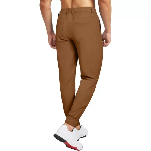 JMIERR Men's Golf Pants - Casual Stretch Slim Fit Joggers Pants Hiking Travel Work Flex Dress Pants