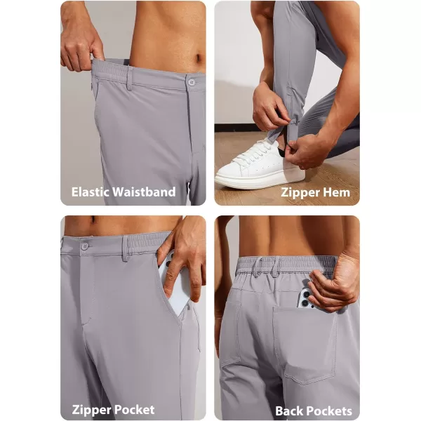 JMIERR Men's Golf Pants - Casual Stretch Slim Fit Joggers Pants Hiking Travel Work Flex Dress Pants