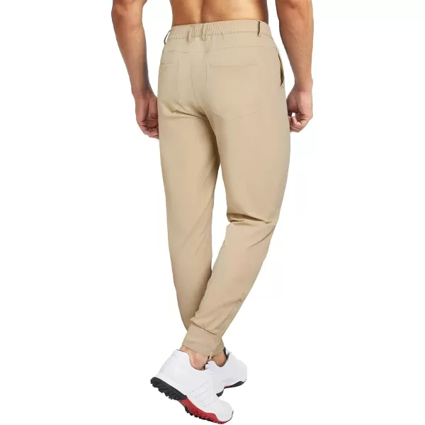 JMIERR Men's Golf Pants - Casual Stretch Slim Fit Joggers Pants Hiking Travel Work Flex Dress Pants