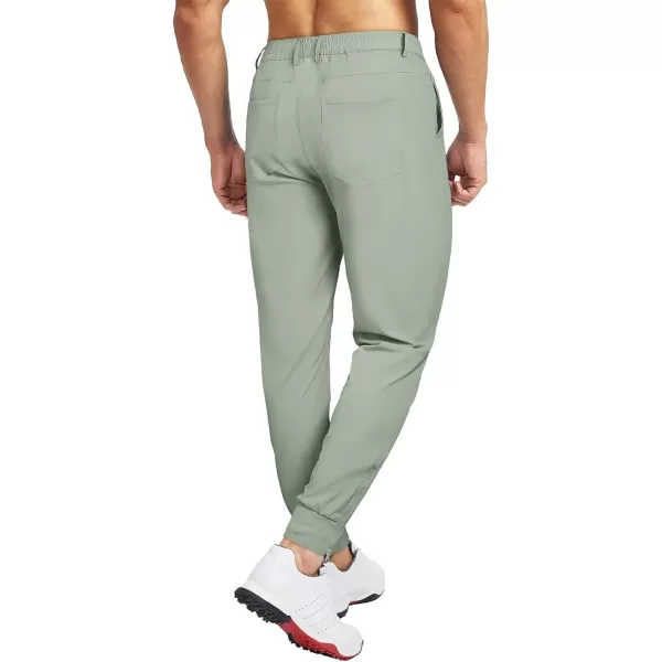 JMIERR Men's Golf Pants - Casual Stretch Slim Fit Joggers Pants Hiking Travel Work Flex Dress Pants