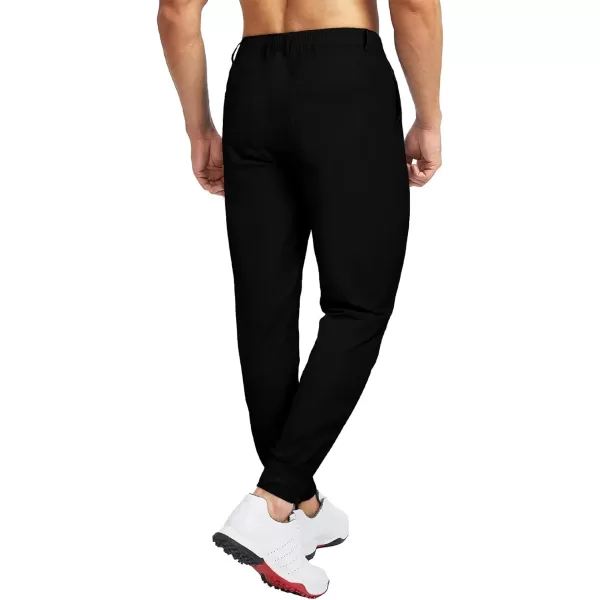JMIERR Men's Golf Pants - Casual Stretch Slim Fit Joggers Pants Hiking Travel Work Flex Dress Pants