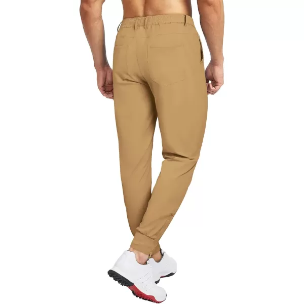 JMIERR Men's Golf Pants - Casual Stretch Slim Fit Joggers Pants Hiking Travel Work Flex Dress Pants