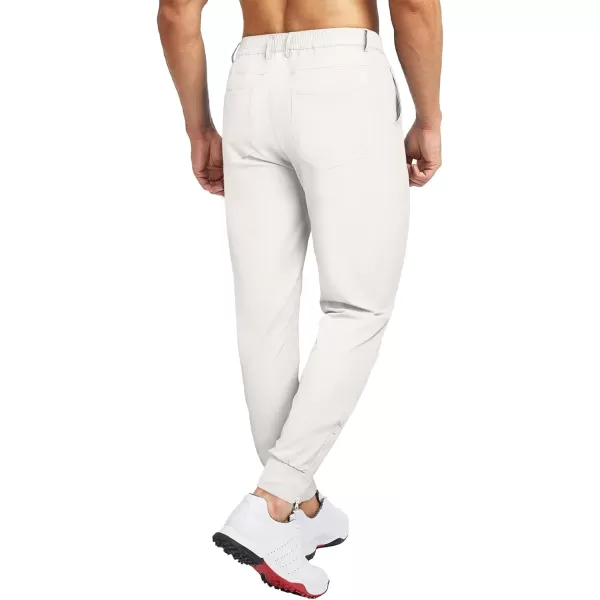 JMIERR Men's Golf Pants - Casual Stretch Slim Fit Joggers Pants Hiking Travel Work Flex Dress Pants