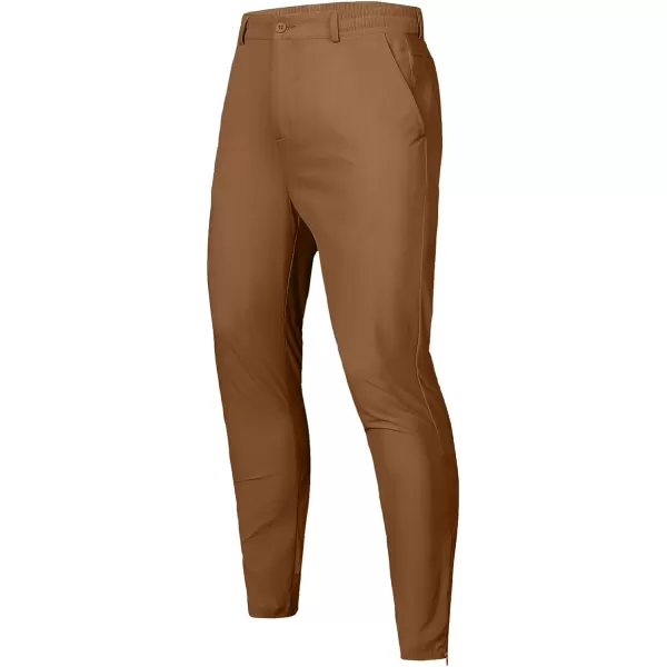 JMIERR Men's Golf Pants - Casual Stretch Slim Fit Joggers Pants Hiking Travel Work Flex Dress Pants