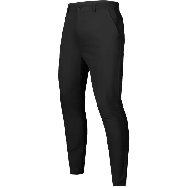 JMIERR Men's Golf Pants - Casual Stretch Slim Fit Joggers Pants Hiking Travel Work Flex Dress Pants