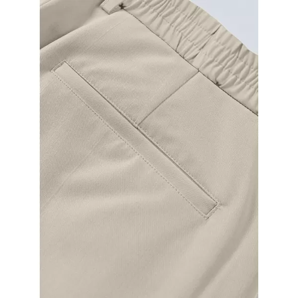 JMIERR Mens Golf Pants Slim Fit Stretch Dress Pants Running Travel Casual Pants with Pockets
