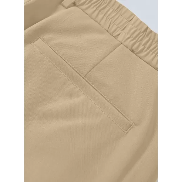 JMIERR Mens Golf Pants Slim Fit Stretch Dress Pants Running Travel Casual Pants with Pockets