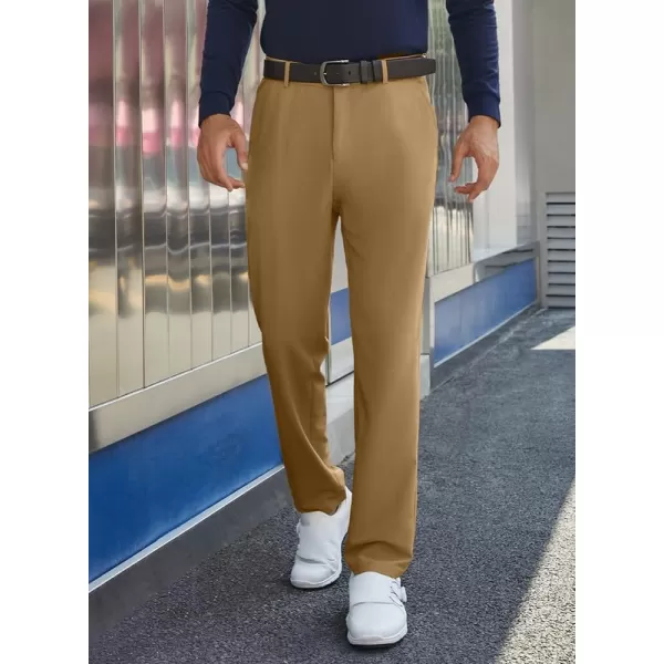 JMIERR Mens Golf Pants Slim Fit Stretch Dress Pants Running Travel Casual Pants with Pockets