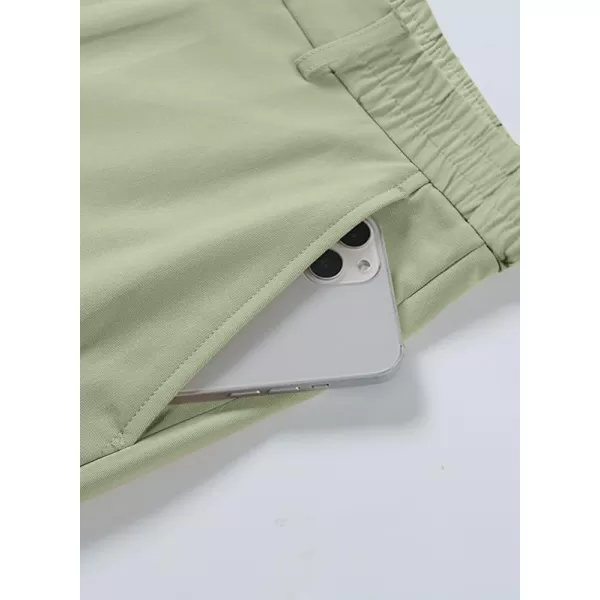 JMIERR Mens Golf Pants Slim Fit Stretch Dress Pants Running Travel Casual Pants with Pockets