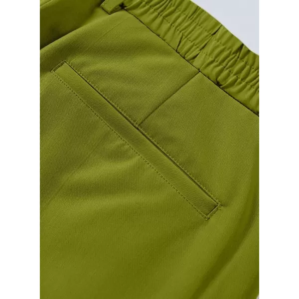 JMIERR Mens Golf Pants Slim Fit Stretch Dress Pants Running Travel Casual Pants with Pockets