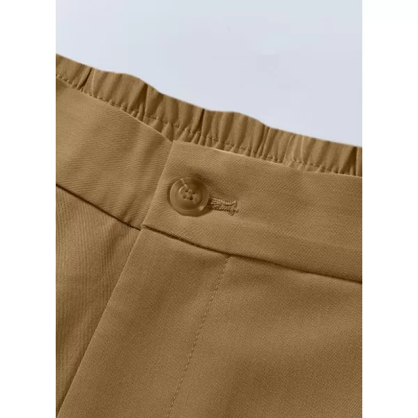 JMIERR Mens Golf Pants Slim Fit Stretch Dress Pants Running Travel Casual Pants with Pockets