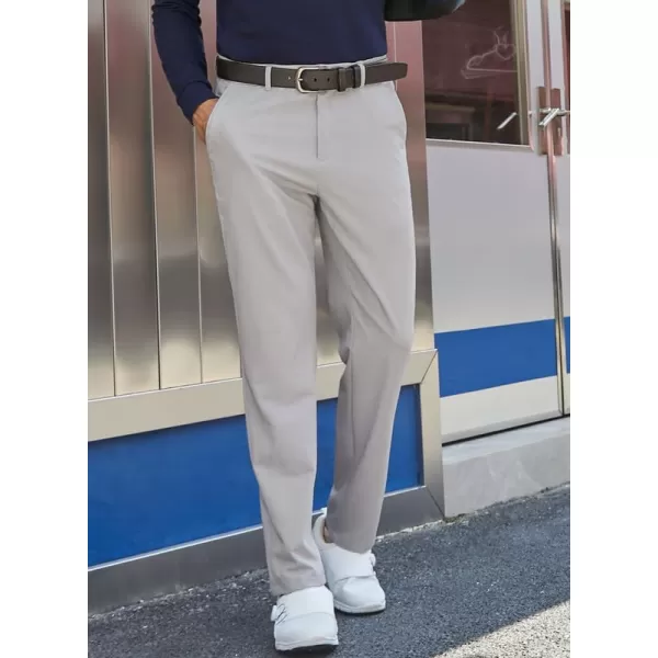 JMIERR Mens Golf Pants Slim Fit Stretch Dress Pants Running Travel Casual Pants with Pockets