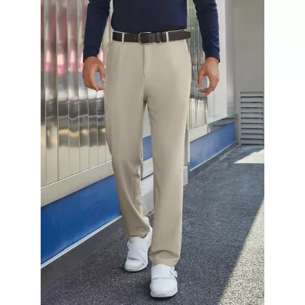 JMIERR Mens Golf Pants Slim Fit Stretch Dress Pants Running Travel Casual Pants with Pockets