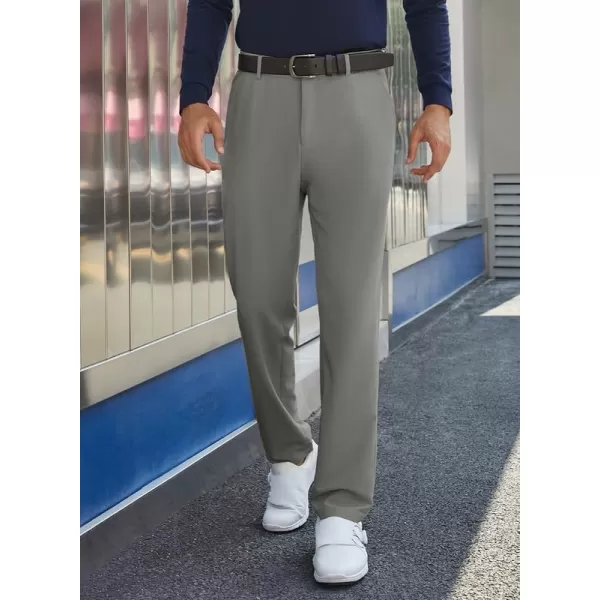 JMIERR Mens Golf Pants Slim Fit Stretch Dress Pants Running Travel Casual Pants with Pockets