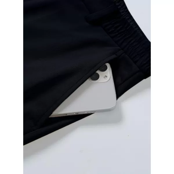 JMIERR Mens Golf Pants Slim Fit Stretch Dress Pants Running Travel Casual Pants with Pockets