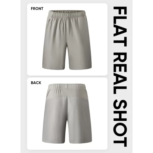 JMIERR Men's Gym Shorts Linerless 5" Quick Dry Workout Running Shorts with Zip Pockets Sports Athletic Shorts