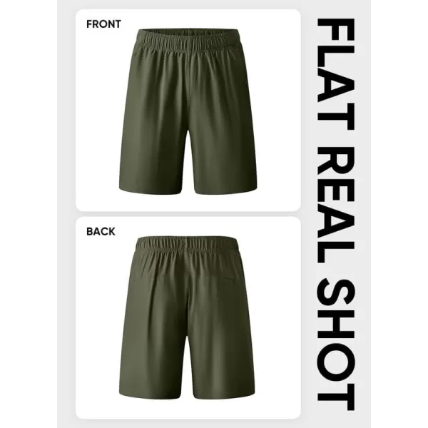 JMIERR Men's Gym Shorts Linerless 5" Quick Dry Workout Running Shorts with Zip Pockets Sports Athletic Shorts