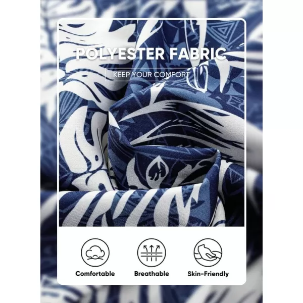 JMIERR Men's Hawaiian Shirt Short Sleeve Beach Shirts for Men Floral Casual Button Down Shirts Tropical Holiday Shirts