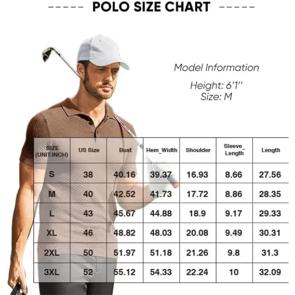 JMIERR Mens Knit Polo Shirts Button Up Textured T Shirts Casual Solid Color Slim Fit Short Sleeve Summer Golf Tee Shirt